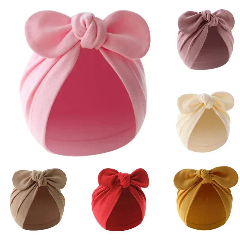 Bowvani Pasgeborene Baby Muts Met Strik - KidsKorner