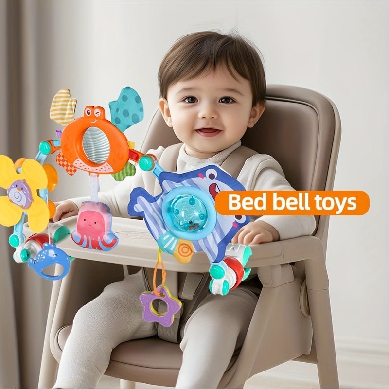 Opvouwbare Baby Speelboog Met Zeedieren Voor Kinderwagen En Box - KidsKorner
