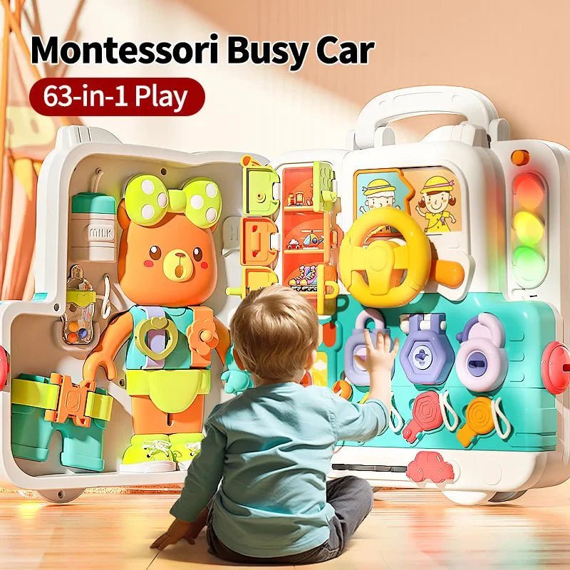 Activiteitenbord Met Geluid - Busy Board Montessori - KidsKorner