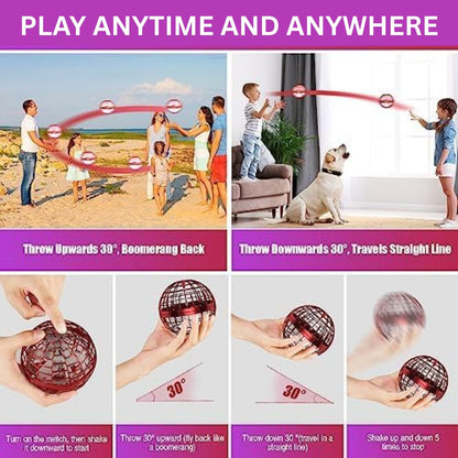 AeroLumo Vliegende Bal - Hoverbal Met Led - KidsKorner