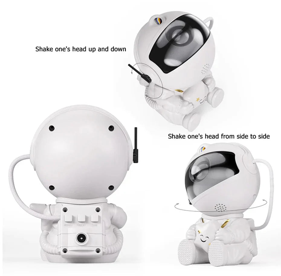 Astronaut Sterrenprojector Nachtlamp Met Afstandsbediening - KidsKorner