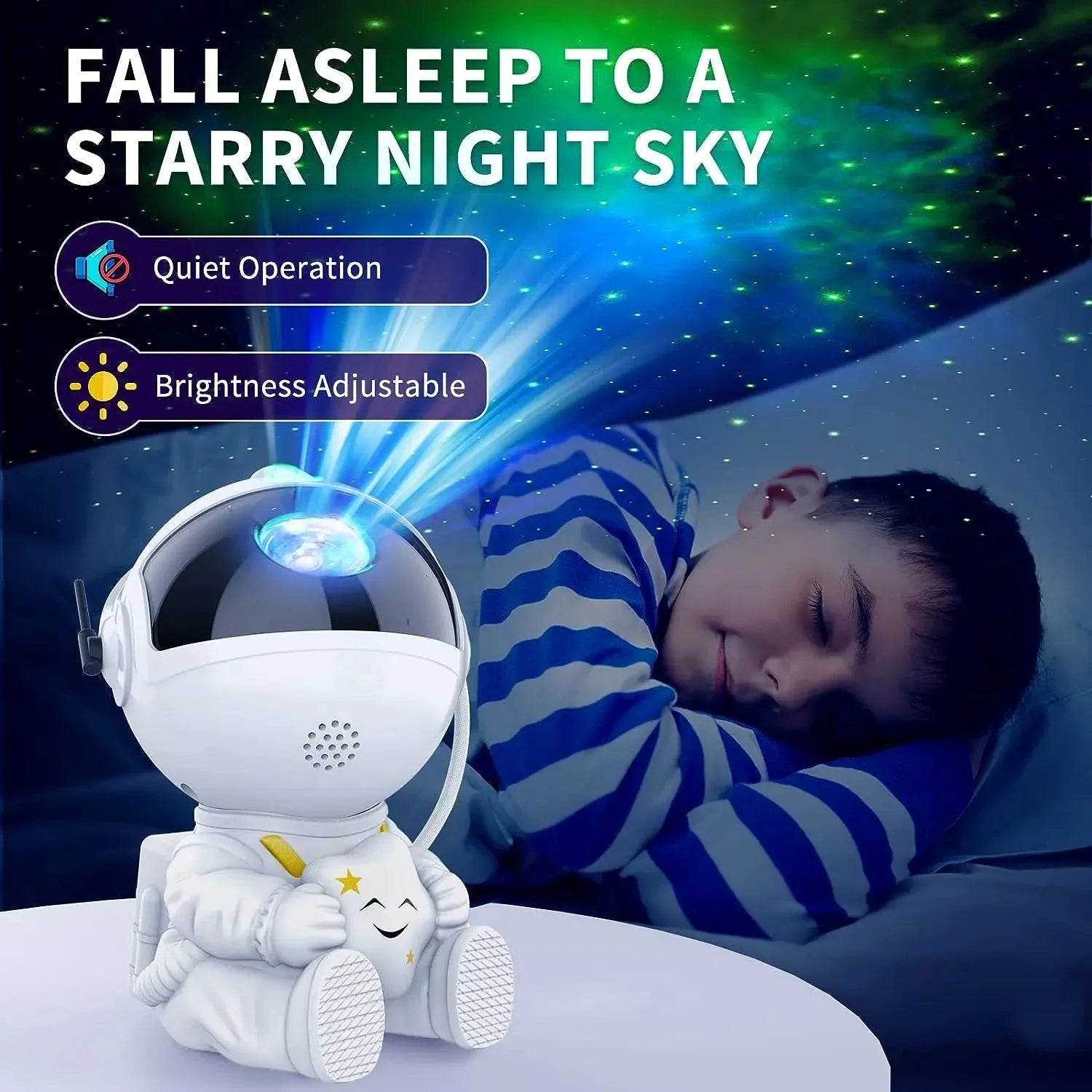 Astronaut Sterrenprojector Nachtlamp Met Afstandsbediening - KidsKorner