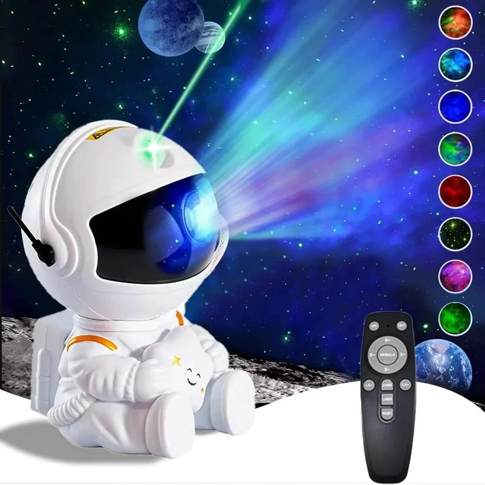 Astronaut Sterrenprojector Nachtlamp Met Afstandsbediening - KidsKorner
