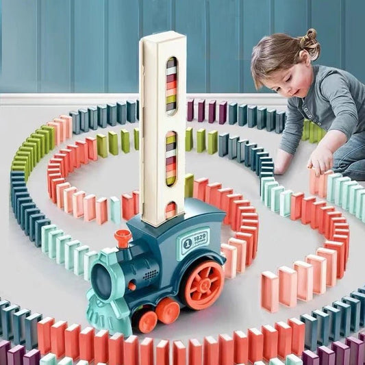 Automatische Dominotrein voor Kinderen - KidsKorner