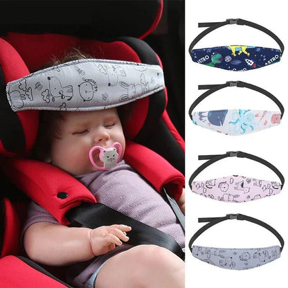 Autostoel Hoofdsteun Band Baby – Slaapband Kinderwagen - KidsKorner