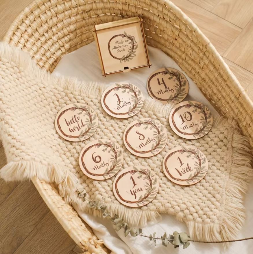 Baby Mijlpaal Schijfjes Set voor 1 - 11 Maanden - KidsKorner