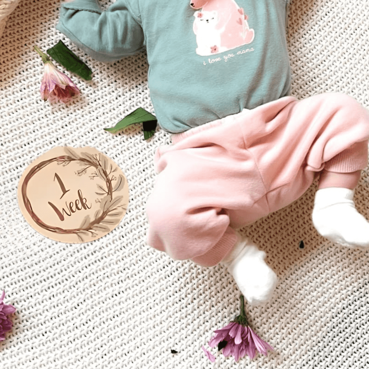 Baby Mijlpaal Schijfjes Set voor 1 - 11 Maanden - KidsKorner
