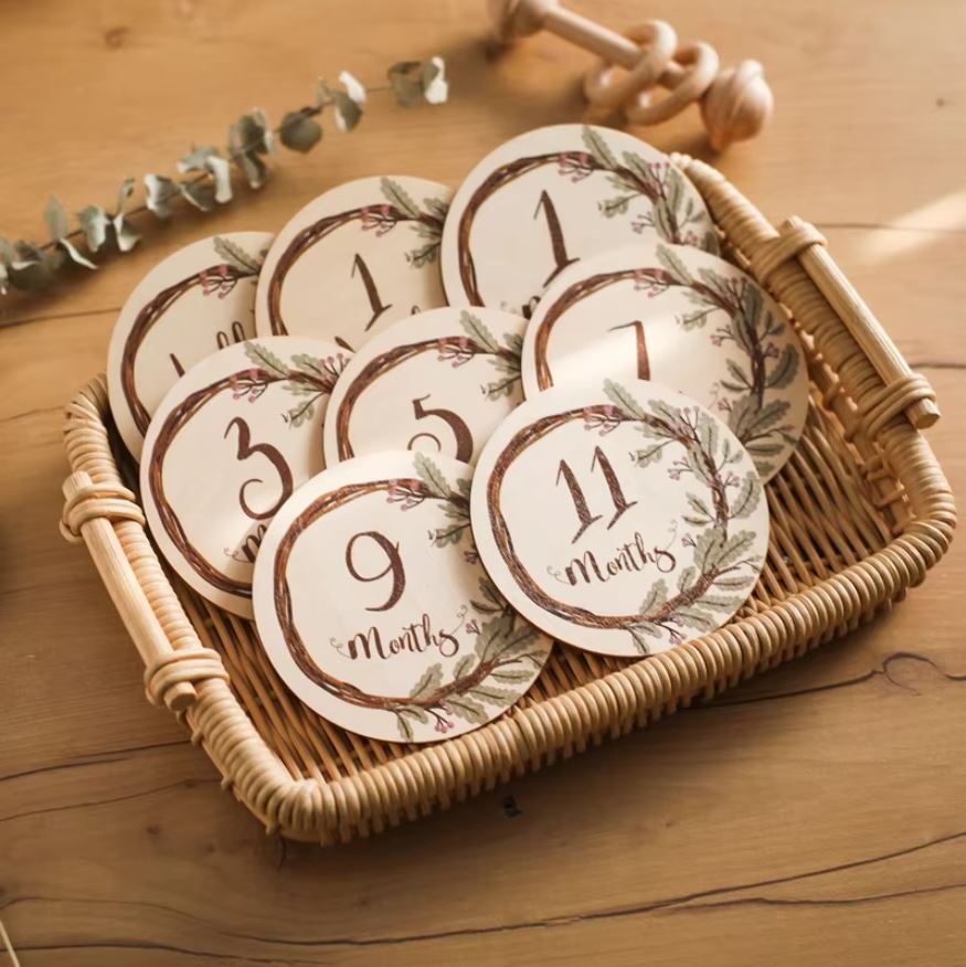 Baby Mijlpaal Schijfjes Set voor 1 - 11 Maanden - KidsKorner