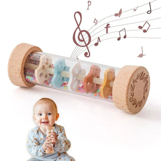 Baby Rain Stick Regenmuziek Rammelaar - KidsKorner