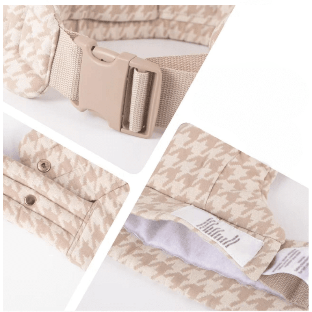 Babydraagzak Ergonomisch | Ademend Katoen Verstelbaar Buik Rug Vooruit 0 - 2 Jaar - KidsKorner