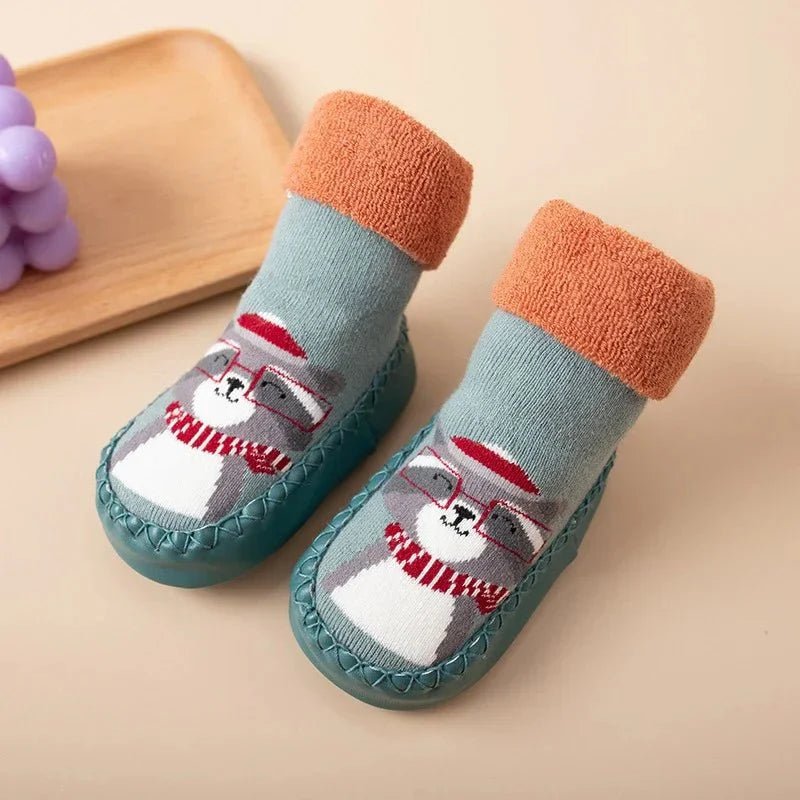 Babyslofjes Antislip Met Zachte Zool – Sok Schoentjes Roze - KidsKorner