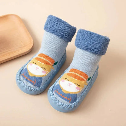 Babyslofjes Antislip Met Zachte Zool – Sok Schoentjes Roze - KidsKorner