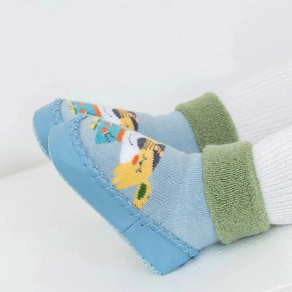 Babyslofjes Antislip Met Zachte Zool – Sok Schoentjes Roze - KidsKorner