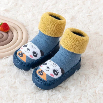 Babyslofjes Antislip Met Zachte Zool – Sok Schoentjes Roze - KidsKorner