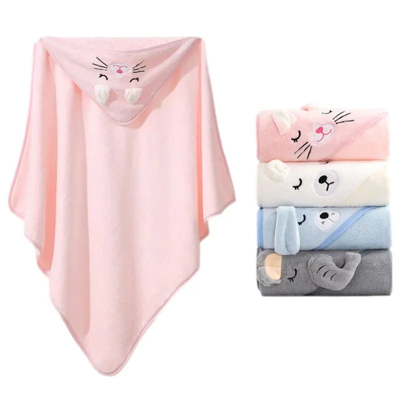 Badbeestje Badcape Baby - Badhanddoek Met Capuchon - KidsKorner