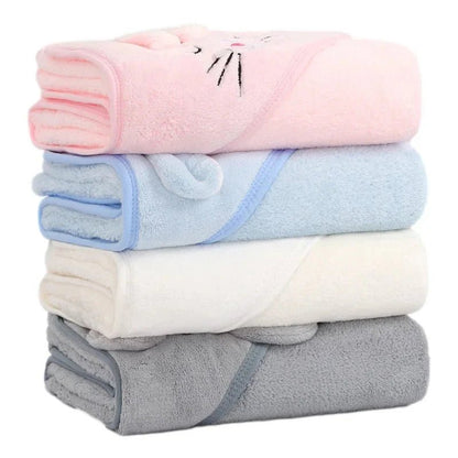 Badbeestje Badcape Baby - Badhanddoek Met Capuchon - KidsKorner