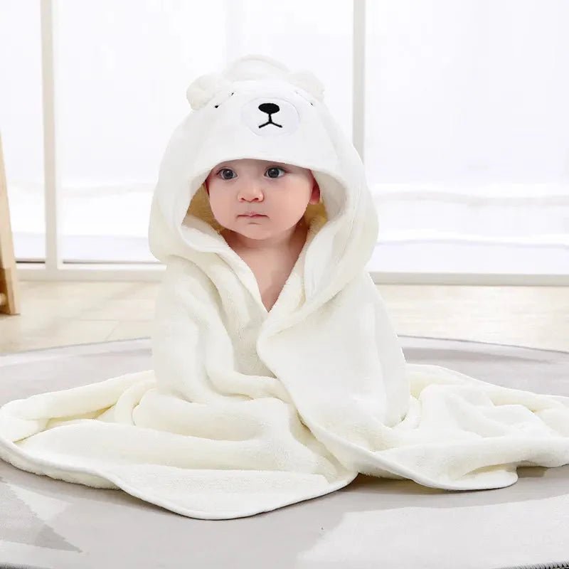 Badbeestje Badcape Baby - Badhanddoek Met Capuchon - KidsKorner