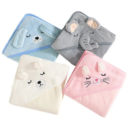 Badbeestje Badcape Baby - Badhanddoek Met Capuchon - KidsKorner