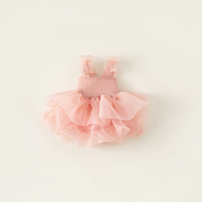 Ballerina Tutu Jurkje Met Strikjes Voor Baby Meisje - KidsKorner