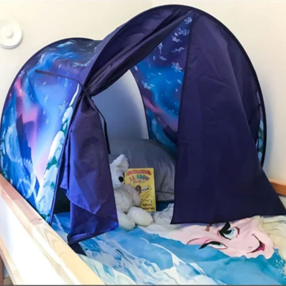 Bedtent Voor Eenpersoonsbed – Kinderslaaptent Met Thema Print - KidsKorner