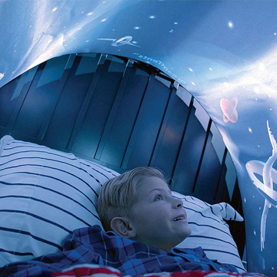 Bedtent Voor Eenpersoonsbed – Kinderslaaptent Met Thema Print - KidsKorner