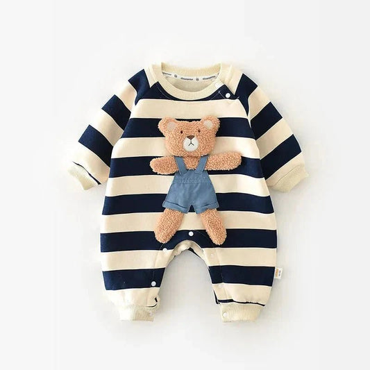 Berenliva Baby Boxpakje - Jumpsuit Met Beer - KidsKorner