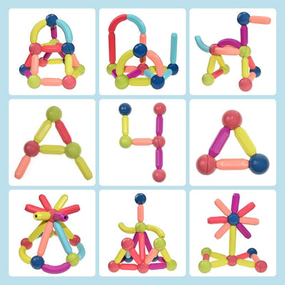Bouwspeelgoed - Magnetische Staafjes en Balletjes - KidsKorner
