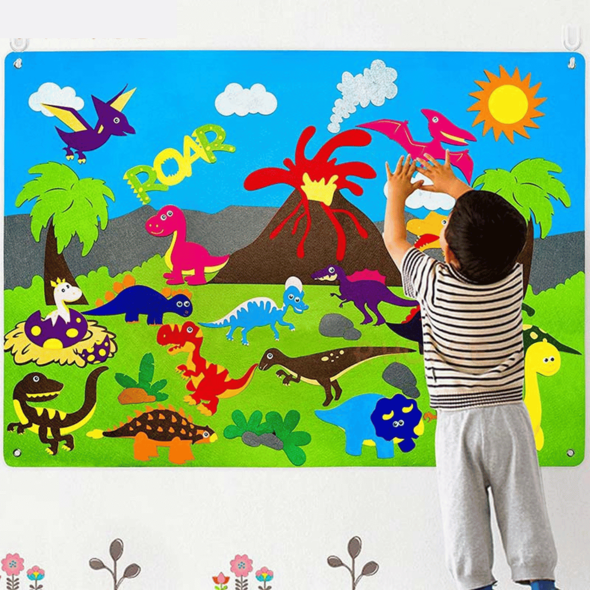 CreatiBoard Educatief Speelbord - Ontdek, Leer en Creëer met Vilt - KidsKorner