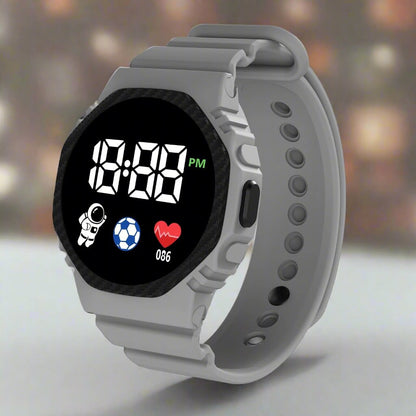 Digitaal Kinderhorloge | Waterdicht LED - Scherm Met Kalender Vanaf 4 Jaar - KidsKorner