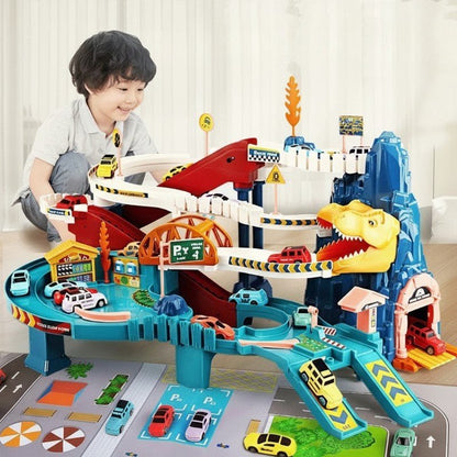 Dino Racebaan - Autobaan Speelgoed - KidsKorner