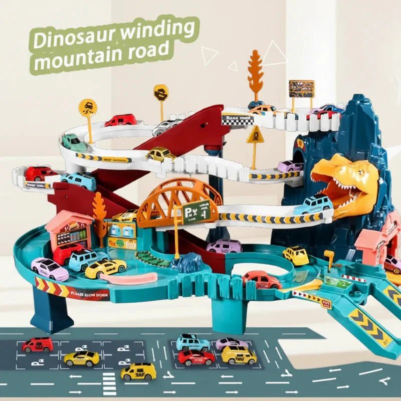 Dino Racebaan - Autobaan Speelgoed - KidsKorner