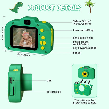 DinoKader Digitale Kinderfotocamera - KidsKorner