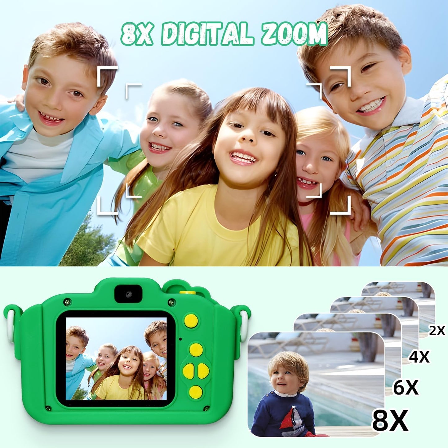 DinoKader Digitale Kinderfotocamera - KidsKorner