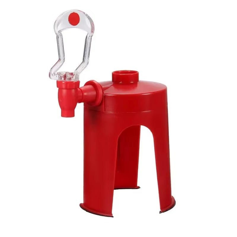 Drankdispenser Met Tapkraan | Drukknop Fleshouder Voor Frisdrank - KidsKorner