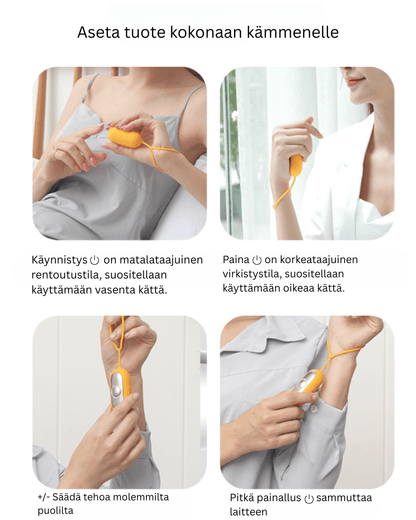 Dromiva Ontspanningshulp Polsband Met Zachte Pulsen – Oplaadbaar - KidsKorner