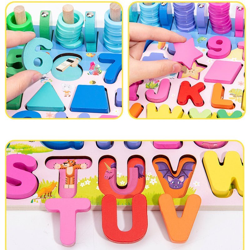EduBoard Houten Speeltafel - Montessori Educatief Speelbord - KidsKorner