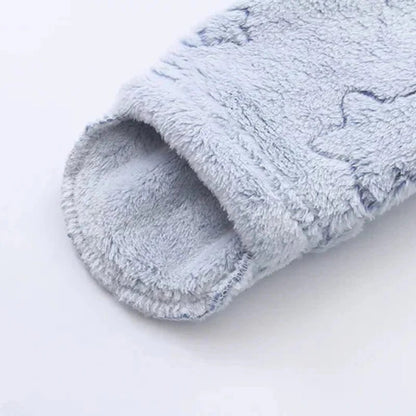 Flanellen Baby Boxpak Met Capuchon En Rits - KidsKorner