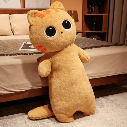 Grote Katten Knuffel XL Pluche Kat Knuffelkussen - KidsKorner