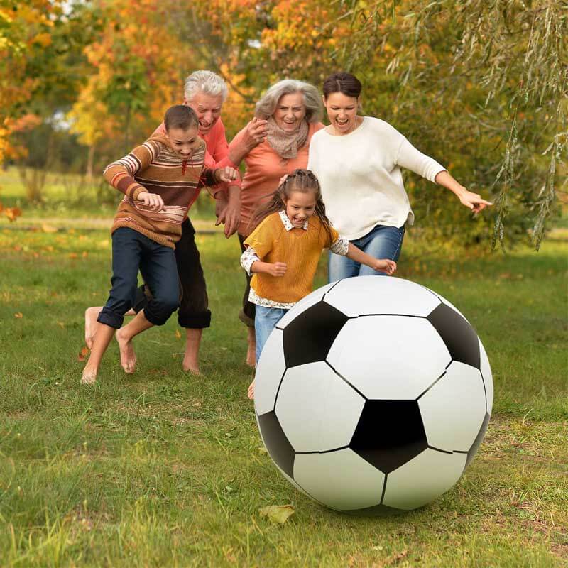 Grote Opblaasbare Voetbal - Reuzenbal Voor Kinderen - KidsKorner