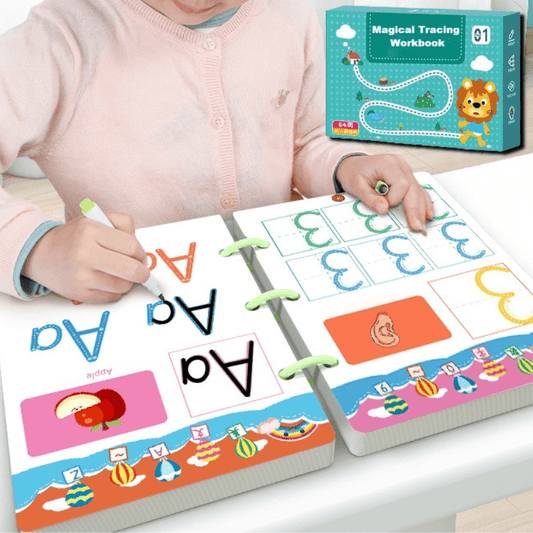 Herbruikbaar Oefenboek Schrijven - Letters En Cijfers - Kinderen - KidsKorner