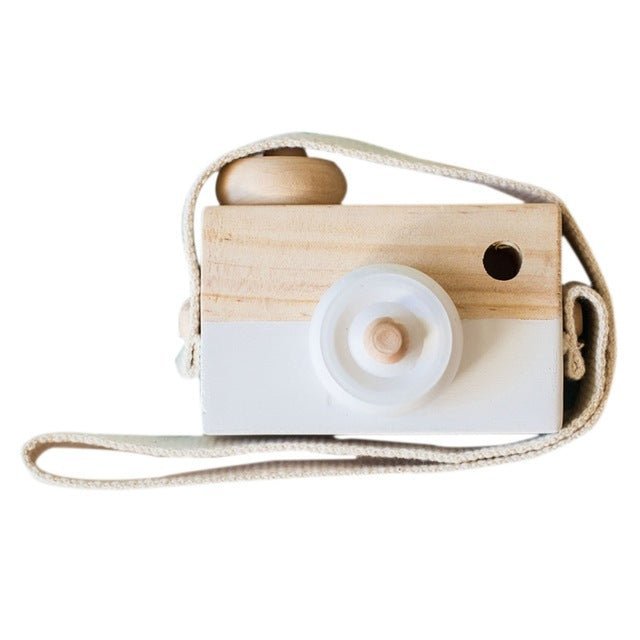Houten Speelcamera Met Draagkoord Voor Rollenspel - KidsKorner