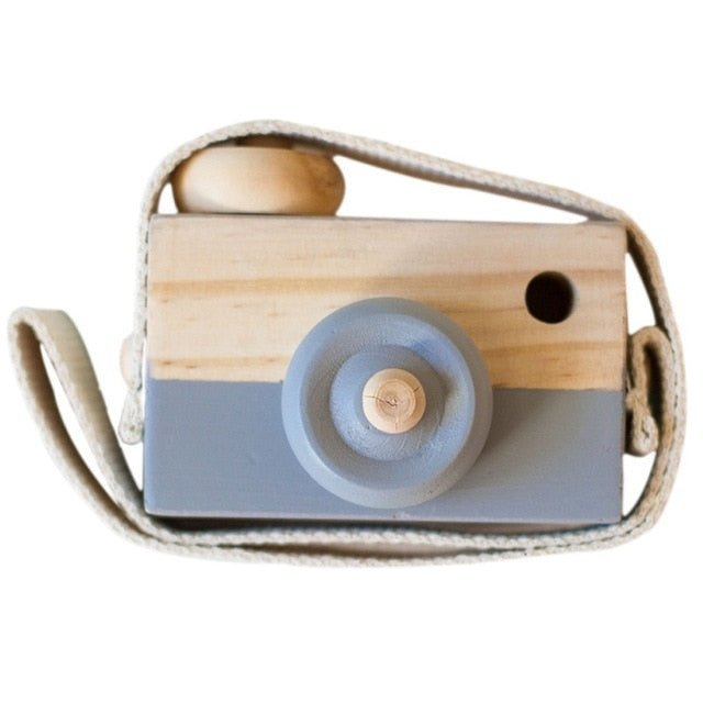 Houten Speelcamera Met Draagkoord Voor Rollenspel - KidsKorner
