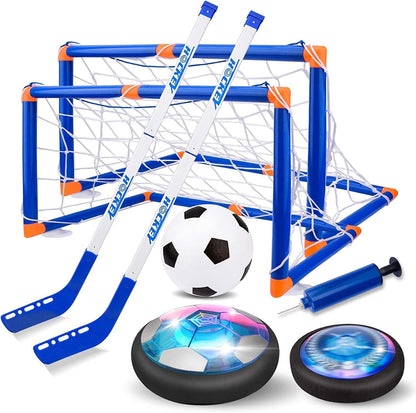 Hover Hockey Set Met LED - Zwevende Puck - 3 Tot 10 Jaar - KidsKorner