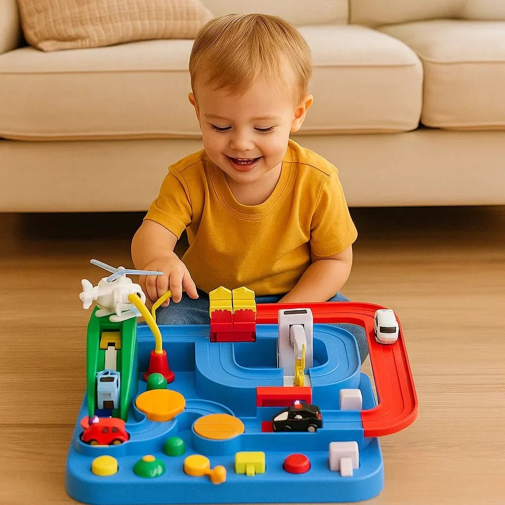 Interactieve Autobaan Speelset voor Kinderen – Verkeersspel - KidsKorner
