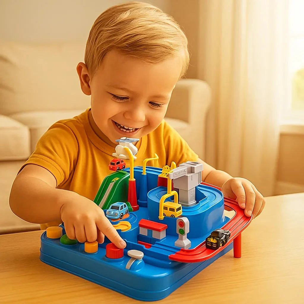 Interactieve Autobaan Speelset voor Kinderen – Verkeersspel - KidsKorner
