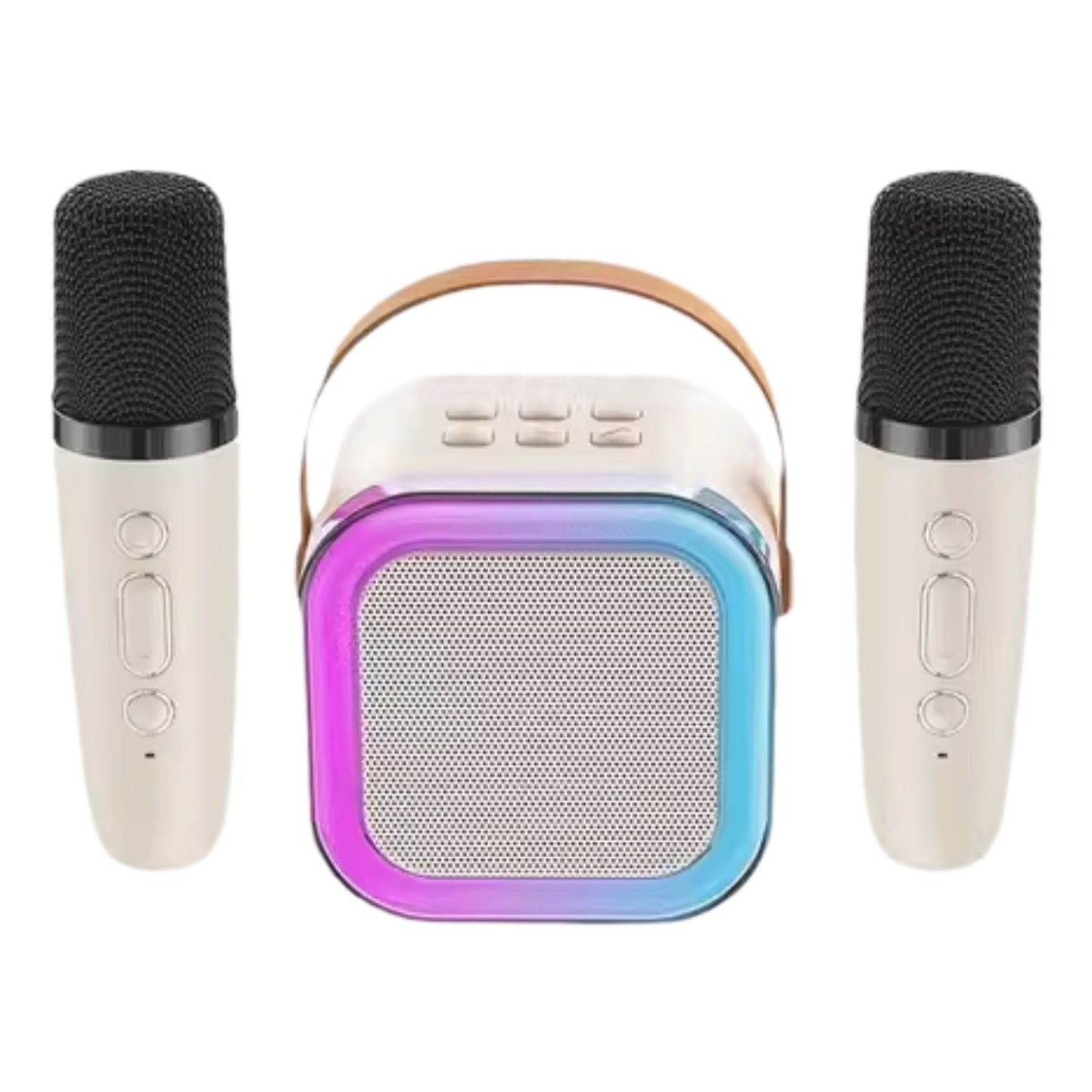 Karaoke Set Voor Kinderen | Draadloze Bluetooth Speaker Met Led Lichten En Microfoon - KidsKorner
