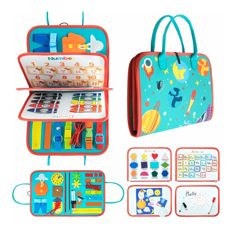 Kiddivo Montessori Activiteitenboek - Busy Book Kind - KidsKorner