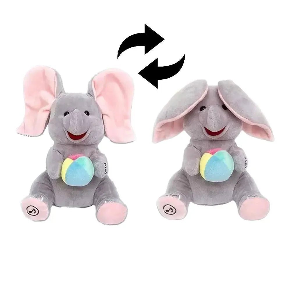 Kiekeboe Olifant Knuffel Met Muziek En Beweging - KidsKorner