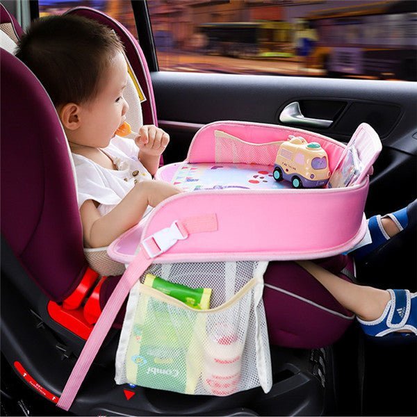 Kinder Autostoel Reistafel Met Opbergvakken - KidsKorner