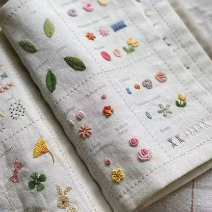 Kinder Naaiset & Borduurboek - Handwerkset Met Garen - 6+ Jaar - KidsKorner